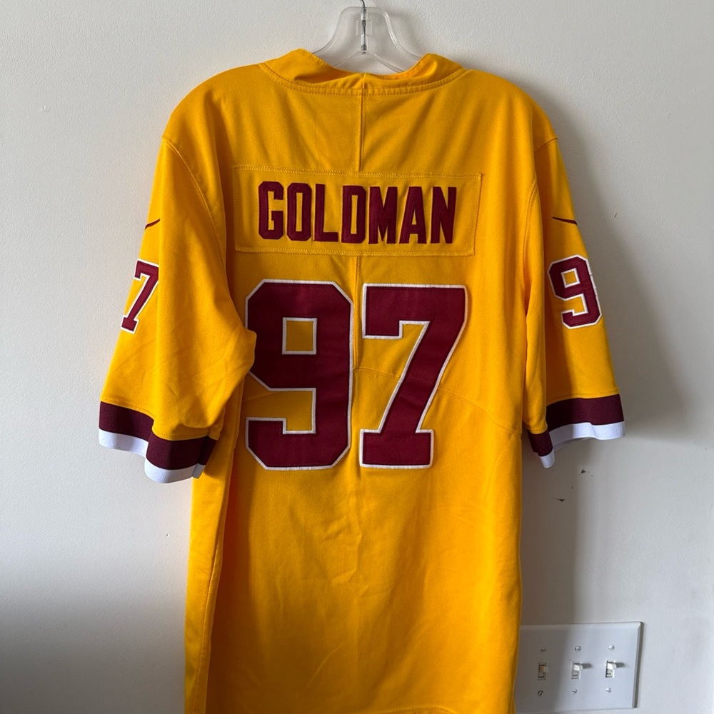 NFL Yellow and Burgundy Men's Jersey - Picture 5 of 5